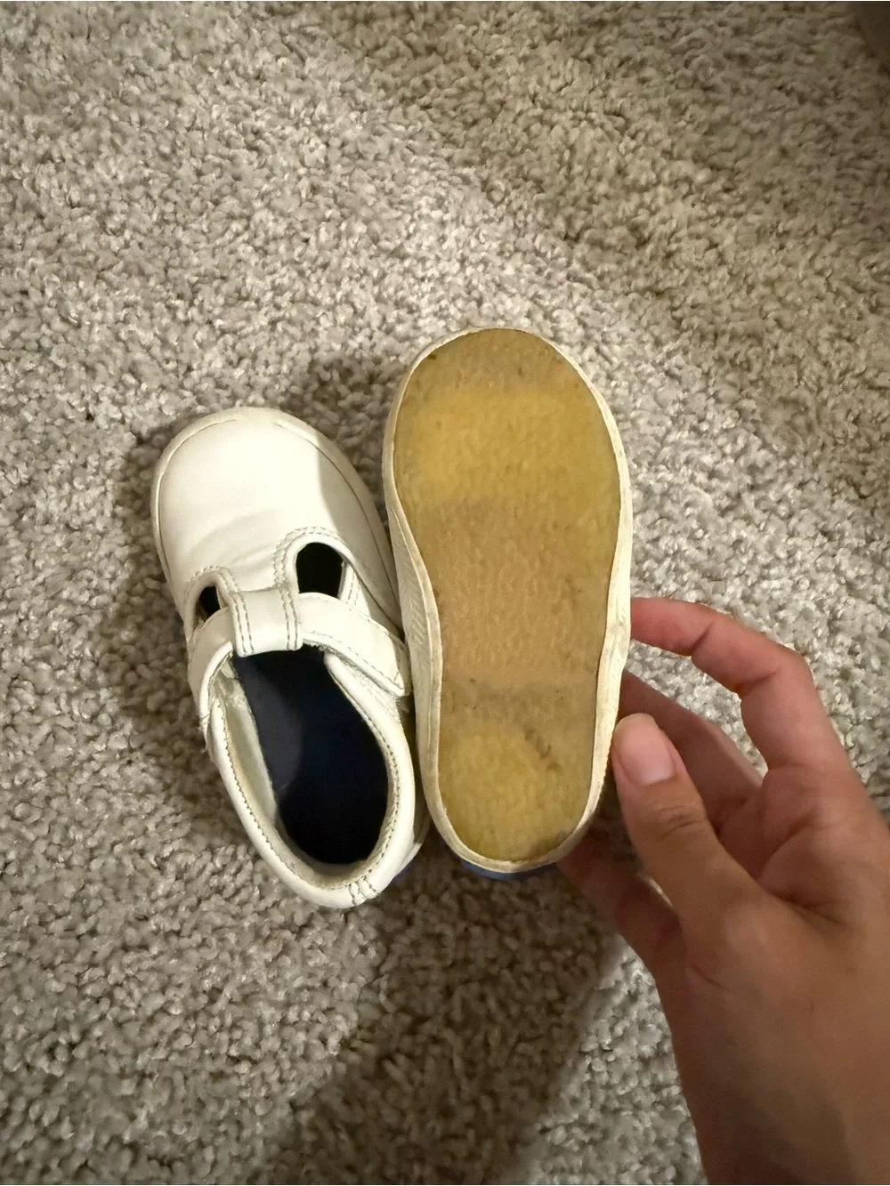 Kids White Mary Jane Keds 4M